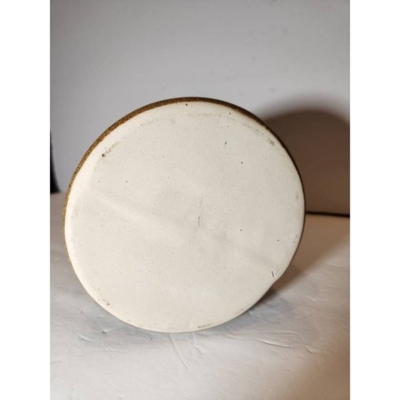 Stoneware Pottery Glazed Bull Motif Country Western Pitcher 9.5" - Picture 5 of 7